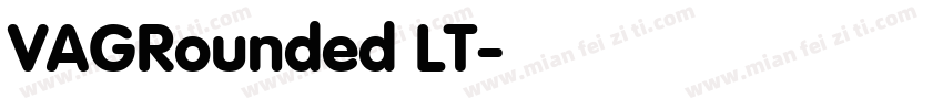 VAGRounded LT字体转换